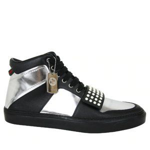 Gucci Men's Limited Edition Silver / Black Leather
